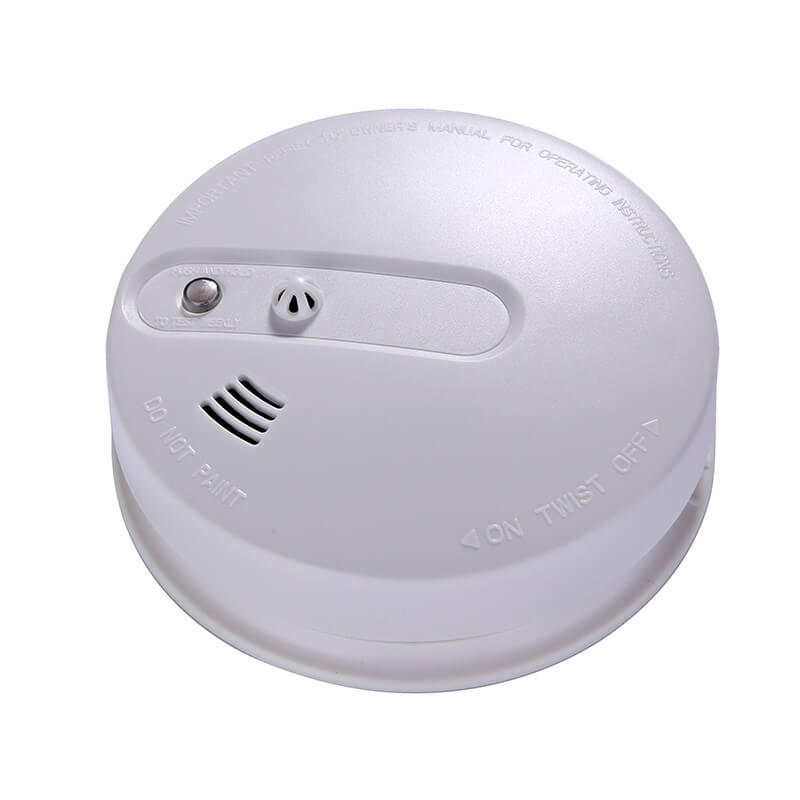 Fire detector photoelectric smoke detector and heat detector