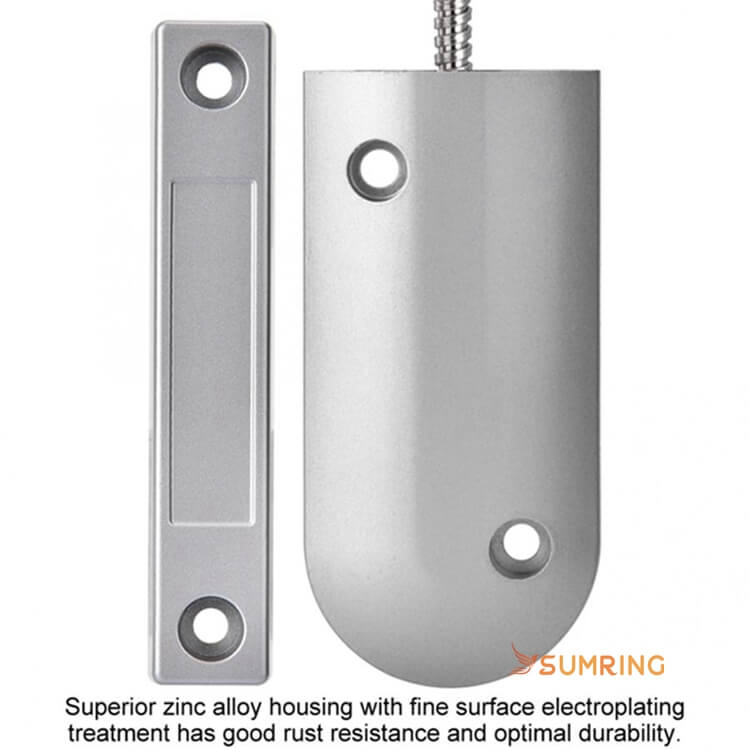 Zinc Alloy best door and window alarms can as a magnetic contact switch