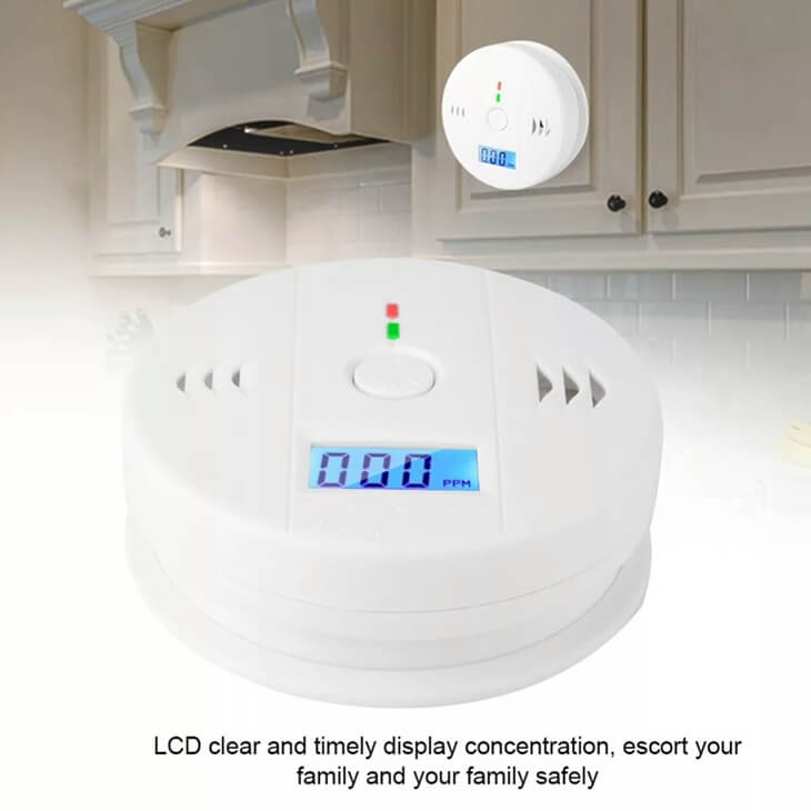 Sumring co detektor monoxide alarm with led concentration display 