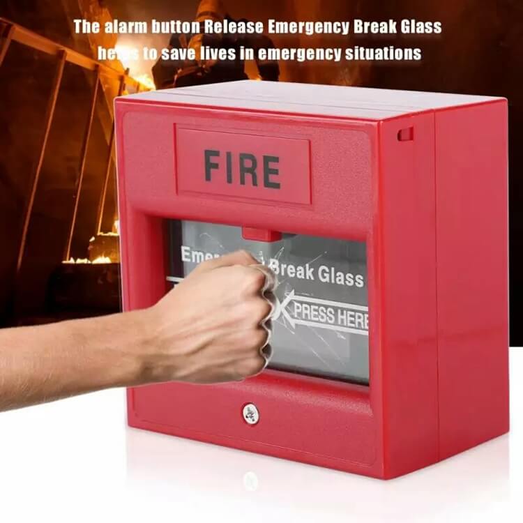break glass fire alarm / break glass call point save lives