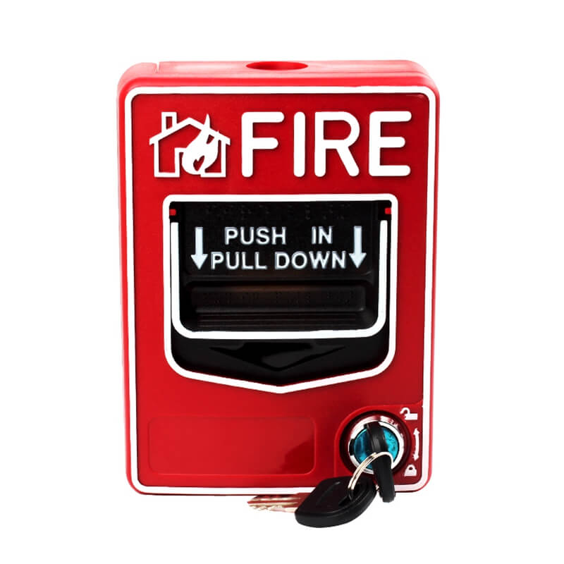 fire button fire alarm call point fire switch with key set