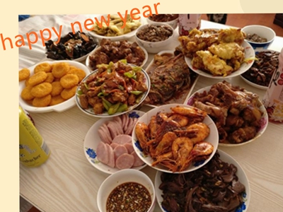 Traditional food of the Spring Festival