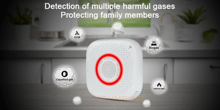 home use smart gas detector wifi gas sensor