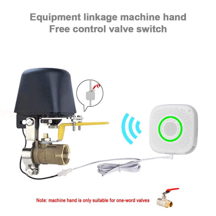 smart gas detector wifi gas sensor with valve control