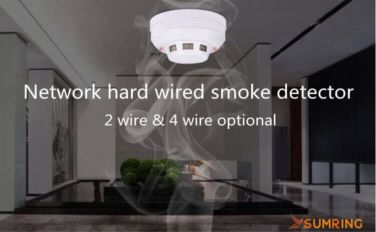 Network Photoelectric 2-Wire/4-Wire types of smoke alarms