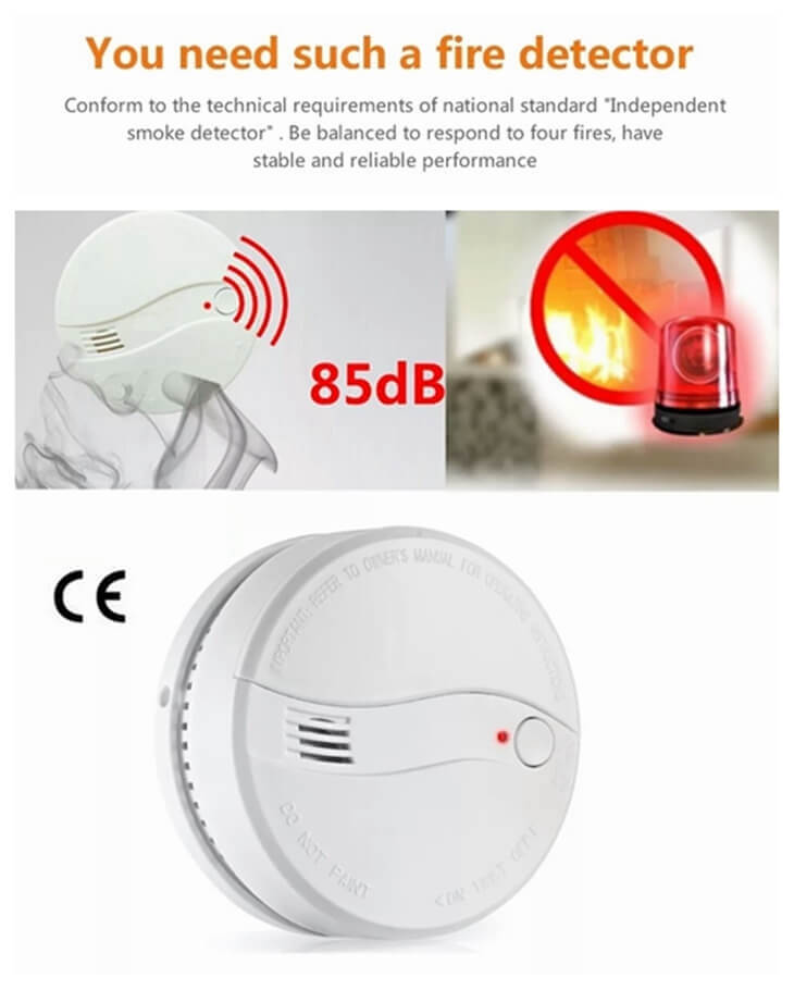cheap photoelectric detectors with smoke detector cost