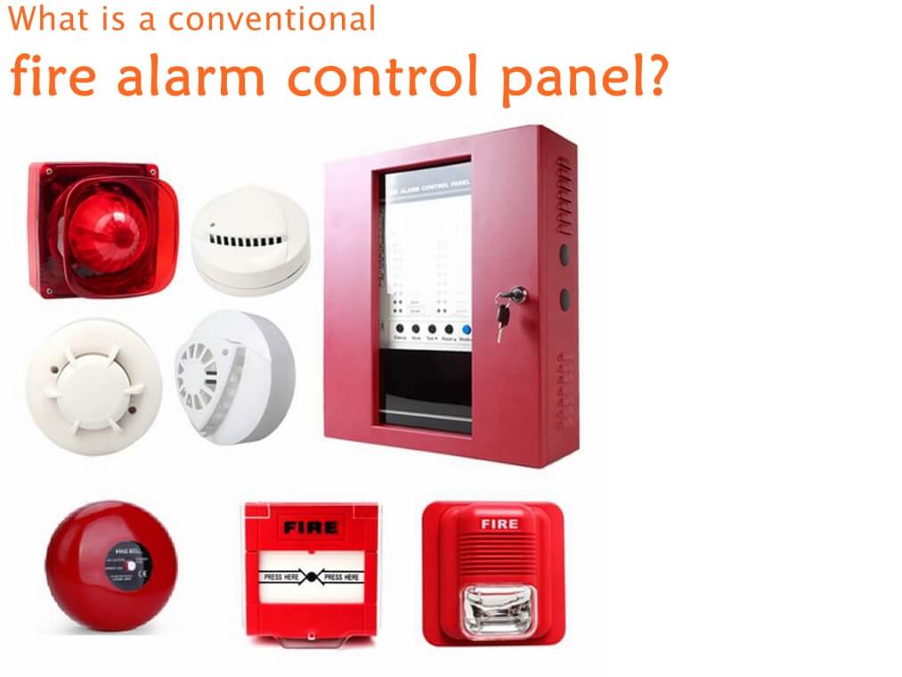 What is a conventional fire alarm control panel?