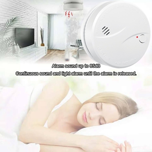 What is the hush button on a smoke alarm for?