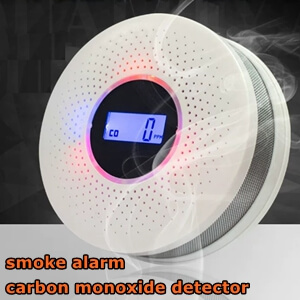 Where do you put a smoke alarm carbon monoxide detector?