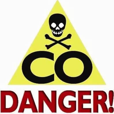 CO carbon monoxide leaks, you have to prevent ！