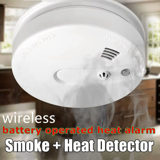 How's battery operated heat alarm ?